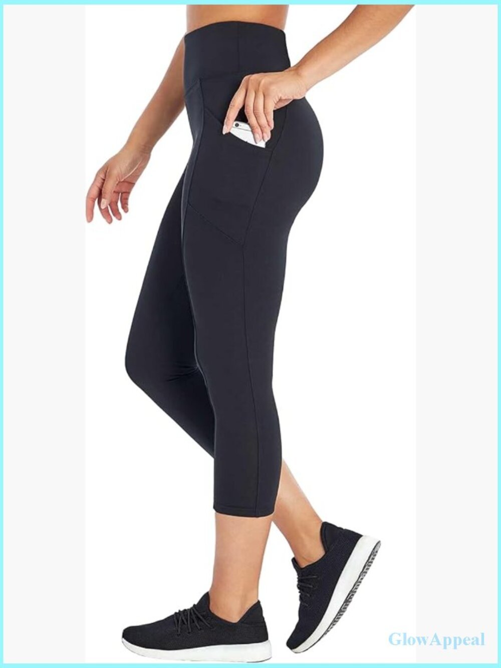 High Waist Tummy Control Mid-Calf Legging